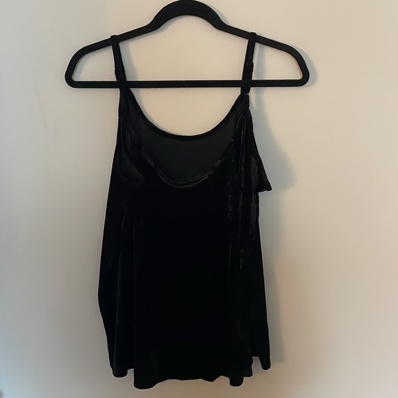 NWT Apt 9 Black Velvet Tank Top - Picture 2 of 6